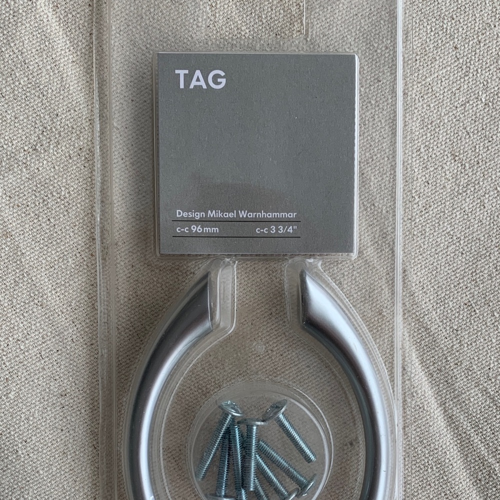 Home | Pair IKEA Silver TAG Handles, NWT Unopened